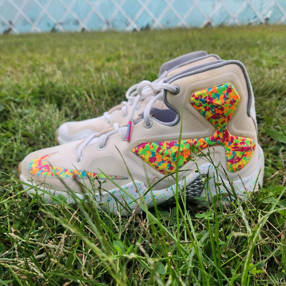 Кроссовки Nike Lebron XIII 13 QS Fruity Pebbles High Top - Изображение 2 из 4