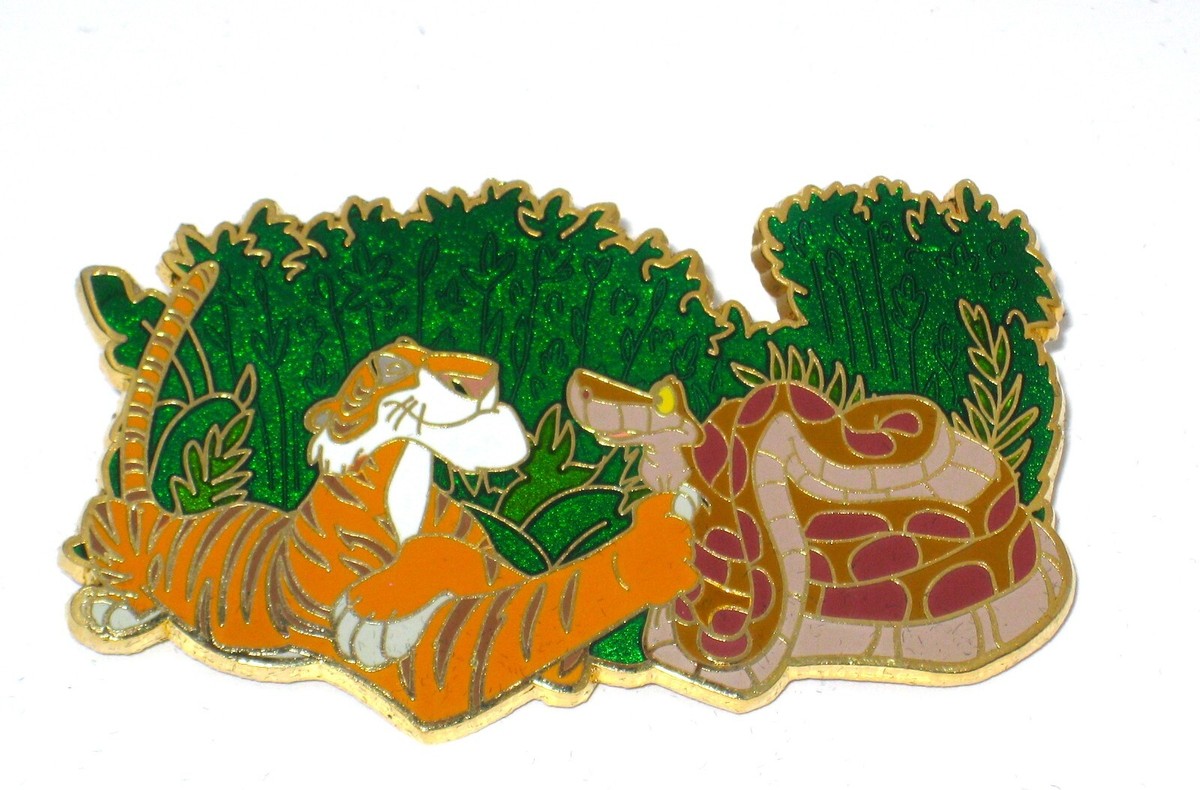 LE 100 Disney Pin ✿ Jungle Book Shere Khan & Kaa Tiger