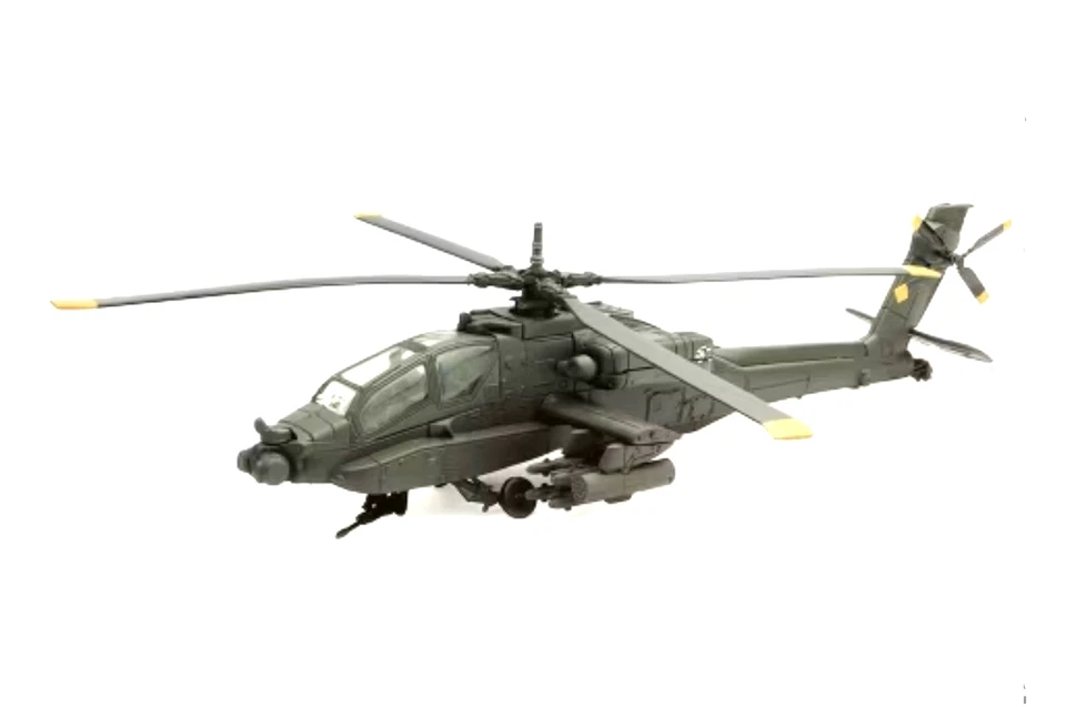 Nuevo helicóptero de ataque Apache AH-64 del ejército de Estados Unidos, escala 1:55, 10" de largo, metal fundido a presión Foto 2 de 4