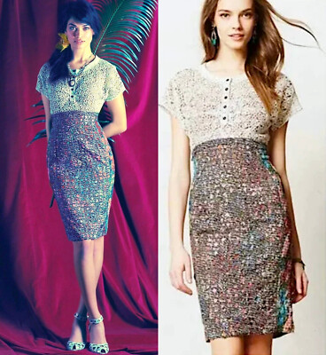 NWOT Anthropologie Byron Lars Beguile Lace Study Dress Size 8 | eBay NWOT Anthropologie Byron Lars Beguile Lace Study Dress Size 8 | eBay