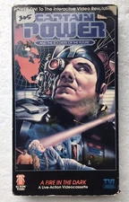 Captain Power VHS Tape Very Rare A Fire In The Dark Volume 5 Hi Tops