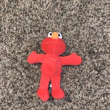 Vintage 1997 Sesame Street Jim Henson Tyco ELMO Plush 8 inches Rare EUC