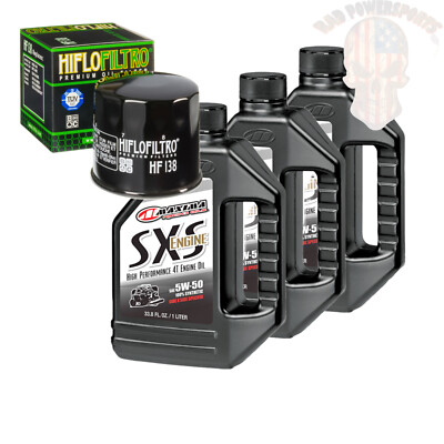 Oil Change Kit For 2004 Arctic Cat 500 4X4 Automatic Maxima SXS Synthetic 5W-40