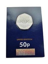 2022 UK Birmingham Commonwealth Games 50p Fifty Pence BU Change Checker Coin