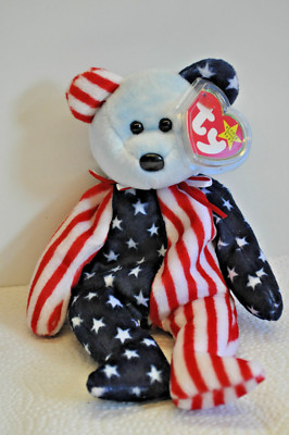 ty BEANIE BABY  Teddy  -  Spangle