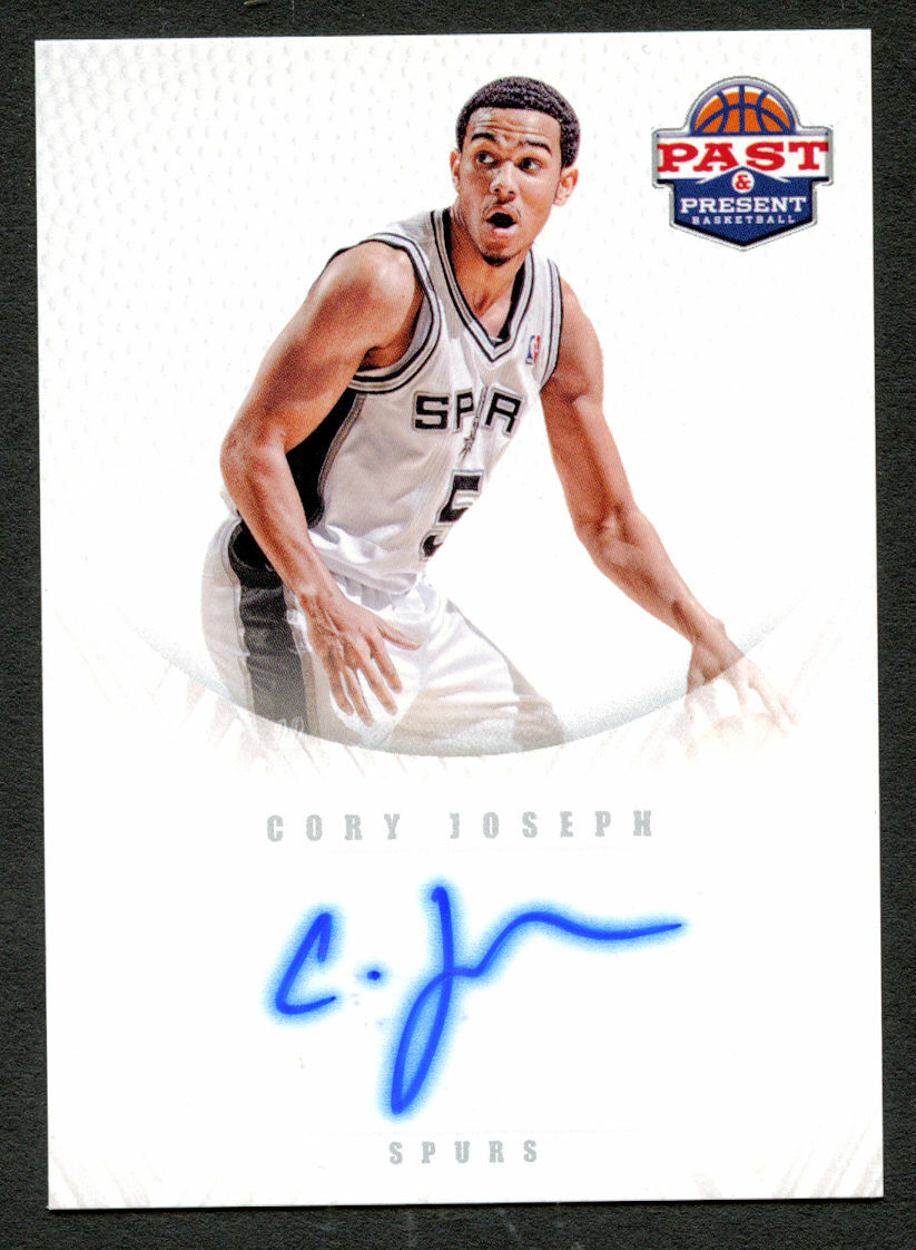 Cory Joseph #27 signed autograph auto 2012 Panini Past & Present Basketball Card