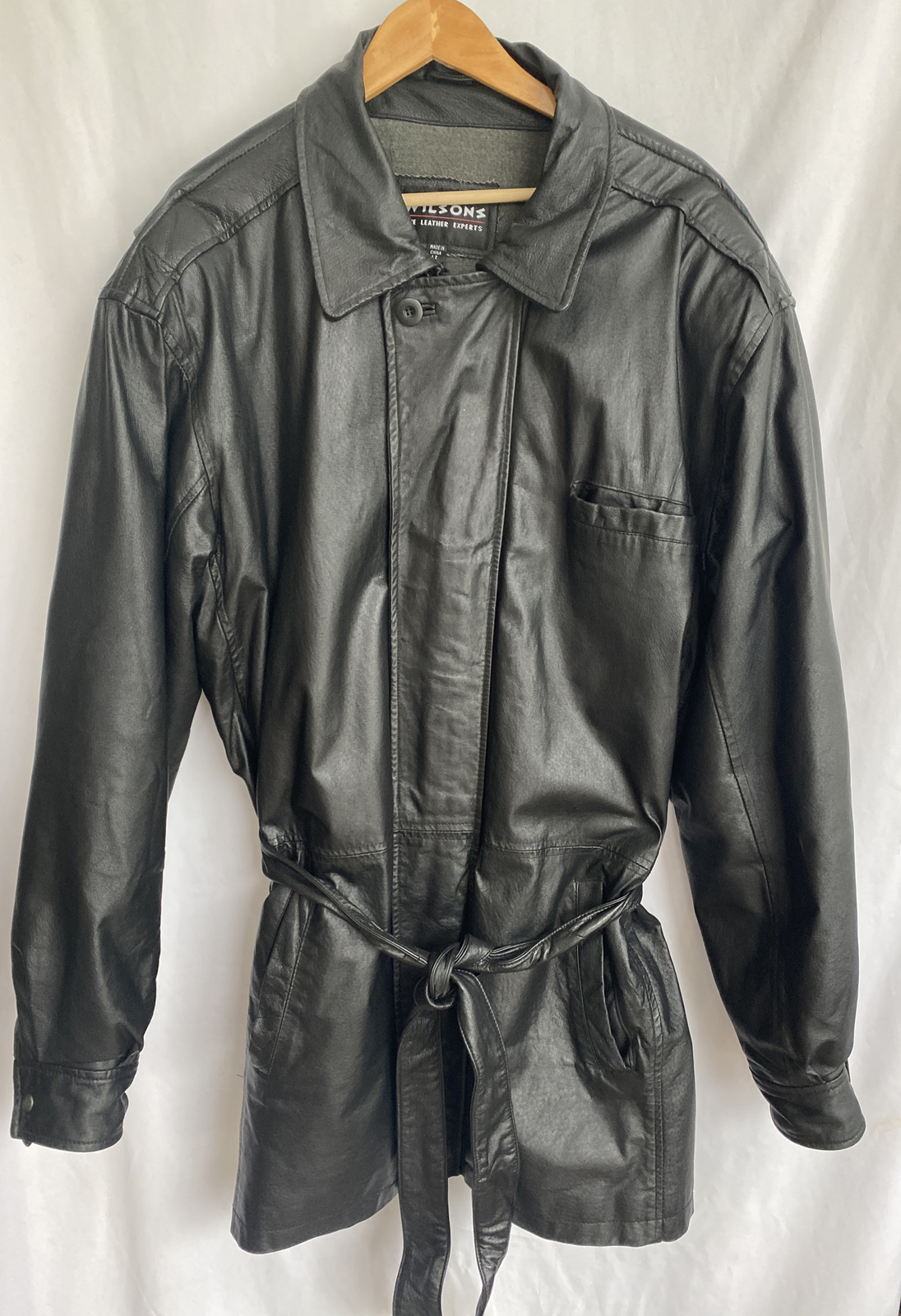 WILSONS LEATHER Black Leather Jacket 