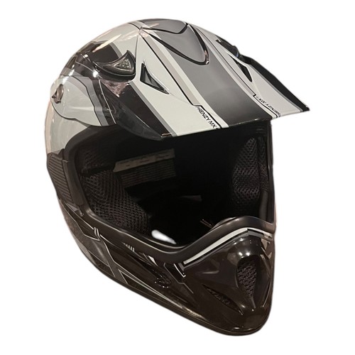 Frenzy MX 1 Open Face Graphic Off Road Helmet Size Medium Motorcycle ATV Racing - Picture 2 of 10