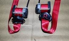 VW Golf 3 Cabrio 2x Rote Gurte Sicherheitsgurte Gurtstraffer