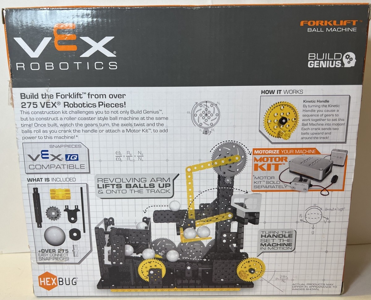 Hex Bug Vex Robotics Forklift Ball Machine Building 270+ pc Set STEM - Main Image
