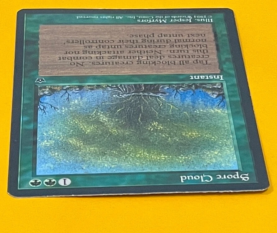 MTG SPORE CLOUD (Myrfors) Fallen Empires (Wyvern Back) (OldManMTG 010-588) - Image 4 of 4