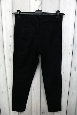 Jeans Versace Femme Taille 38 Bleu Laine Pantalon Élégant Classique Logo - Photo 1/4