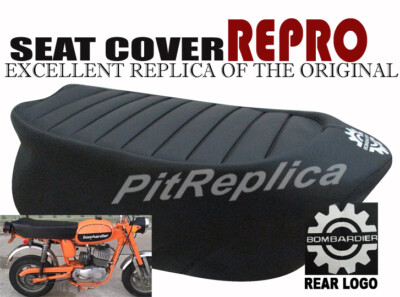 BOMBARDIER BANTAM SEAT SADDLE COVER *HEAT EMBOSSED* TRAIL 50cc [ECVT]
