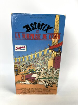 Asterix Et La Surprise De Cesar French Language VHS Cassette Tape Cinema Plus
