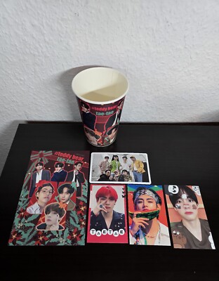 BTS V / Kim Taehyung special FAN Photocard Foto SET 1 + papercup, SEOUL, 2023