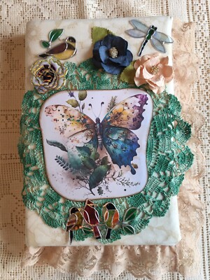 Firefly Beauty Hardback Padded Junk Journal Handmade By Louise McGuire 