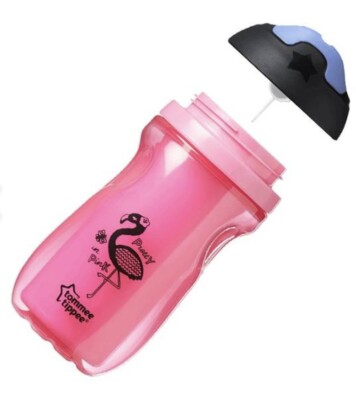 Tommee Tippee Insulated Sippee Cup 12m+ Pretty In Pink Flamingo RARE NEW 