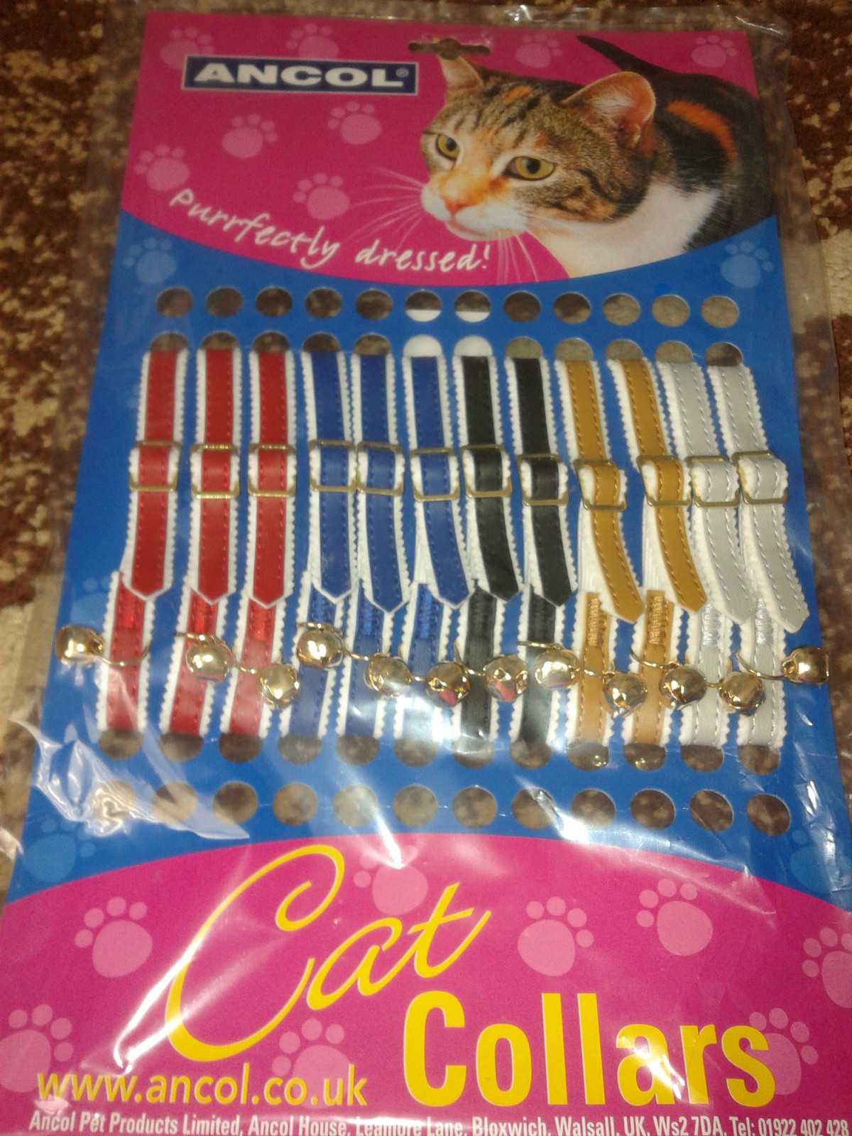 Single Ancol Cat Collar available in 5 colours eBay