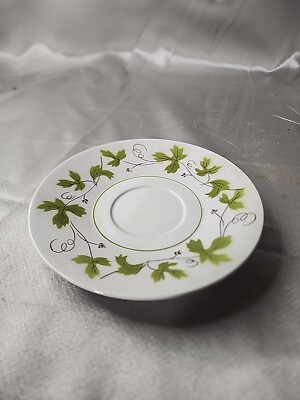 VINTAGE MIKASA GREEN WOOD Saucer 6.25 CERA STONE 3137-M JAPAN Replacement