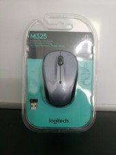 Logitech M325 Wireless Ambidextrous Optical USB Mouse, Silver Read