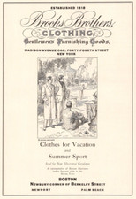 1929 Yale Banner & Pot Pourri Yearbook Advertising Brooks Brothers Clothing