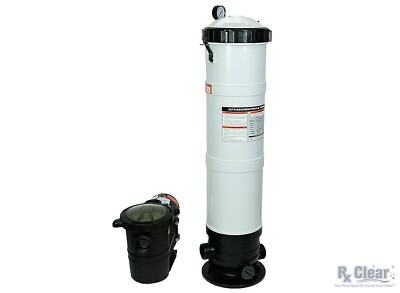 Rx Clear DE 100 Sq. Ft. In-ground Swimming Pool Filter System w/ 1