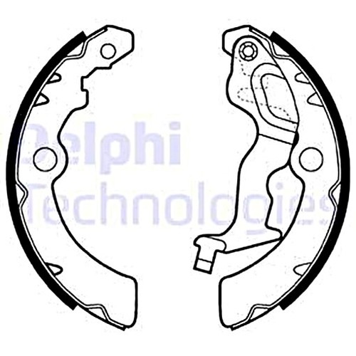DELPHI Brake Shoe Set For SUZUKI Alto 09 53200M68K00 eBay