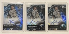 2023 BOWMAN PLATINUM 3 AUTOGRAPHS PEYTON PALLETTE (1)BLUE, (2)BASE