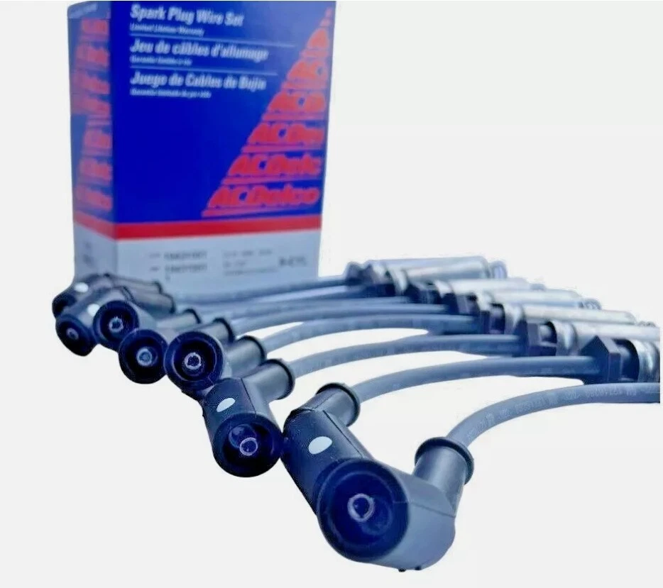 758EE AC Delco conjunto de 8 fios de vela de ignição novo para Chevy Chevrolet Silverado 1500 - Imagem 3 de 4