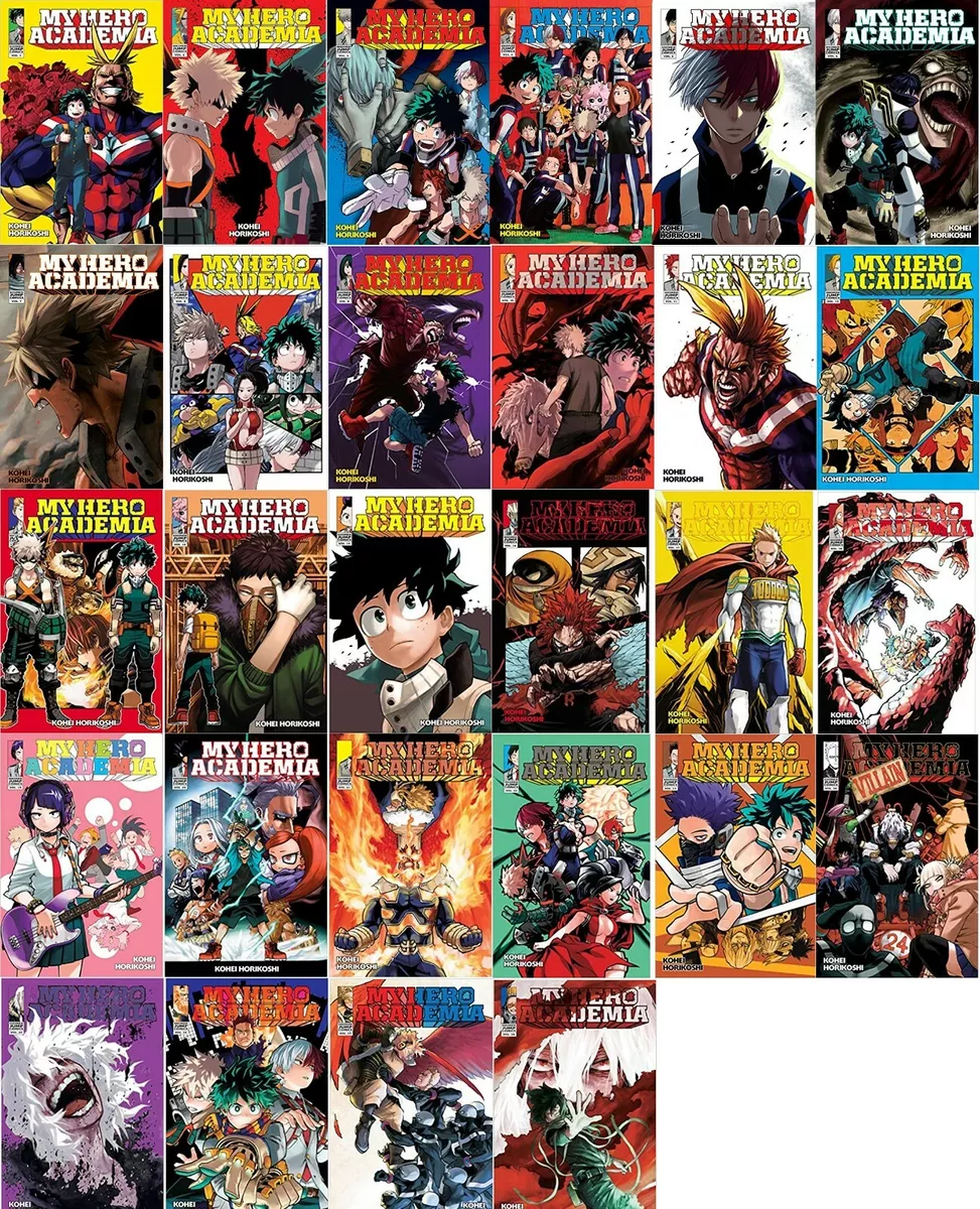 My Hero Academia Boku no Hero Academia Vol.1-28 Jump Comic Book English ver.