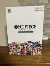 One Piece Card Game 1st Folder 25th Anniversary JAP Set Japanisch 10 Karten Neu