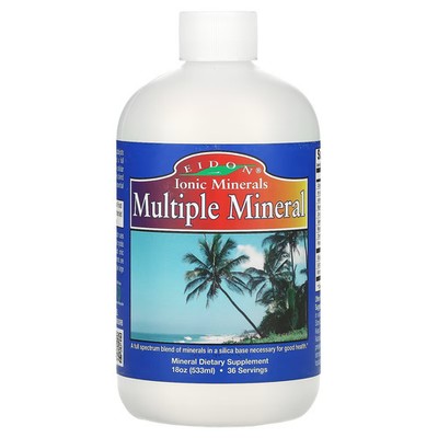2 X Eidon Mineral Supplements, Multiple Mineral, 18 oz (533 ml)