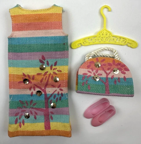 VINTAGE 1960's MATTEL BARBIE SKIPPER SUNNY PASTELS #1910 OUTFIT