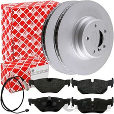 FEBI BREMSSCHEIBEN Ø300mm+ BELÄGE HA passend für BMW 1er E81 E87 3er E90 - E91