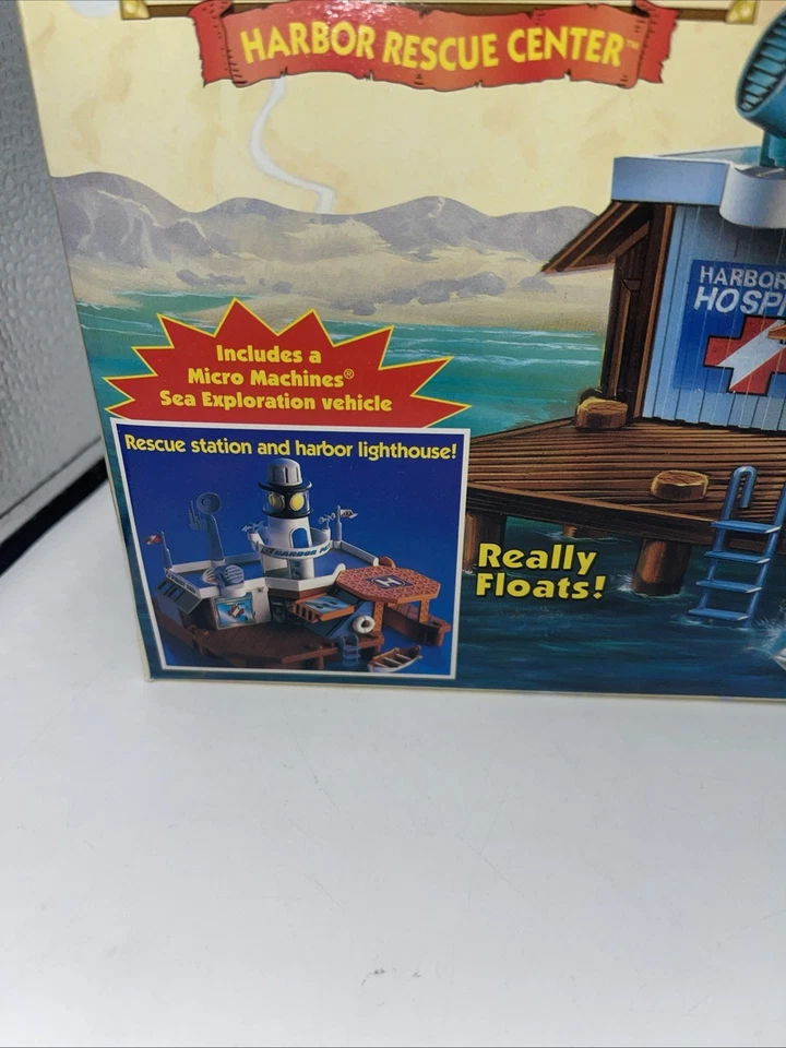 Micro Machines Playset Exploration Harbor Rescue 1996 New 66017 Sealed - Image 2 of 4