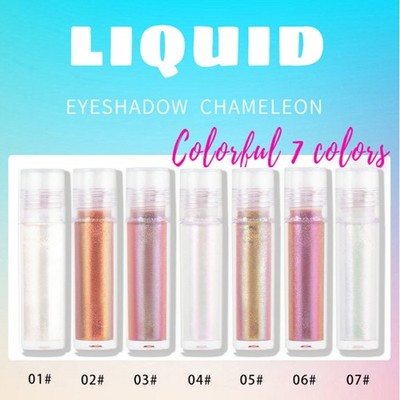 Womens Glitter Shimmer Liquid Eye-shadow Halloween Colorful Chameleon Eye-shadow