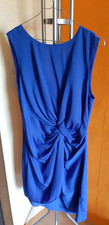Kleid Oasis 38 Blau, Raffungen, ärmellos, 1x getragen, Abschlusskleid/Firmung
