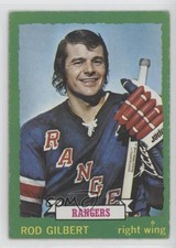 1973-74 O-Pee-Chee Dark Back Rod Gilbert #156 HOF 4on