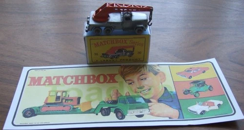 Lesney Matchbox No.30 Magirus-Deutz Six Wheel Crane Truck, Model Car