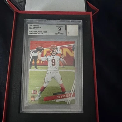 2020 Panini Chronicles Joe Burrow #301 Prestige Rookies Update RC BGS - Image 1 of 2