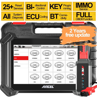 All System Car Bidirectional OBD2 Diagnostic Scanner ECU Key Coding Oil EPB TPS