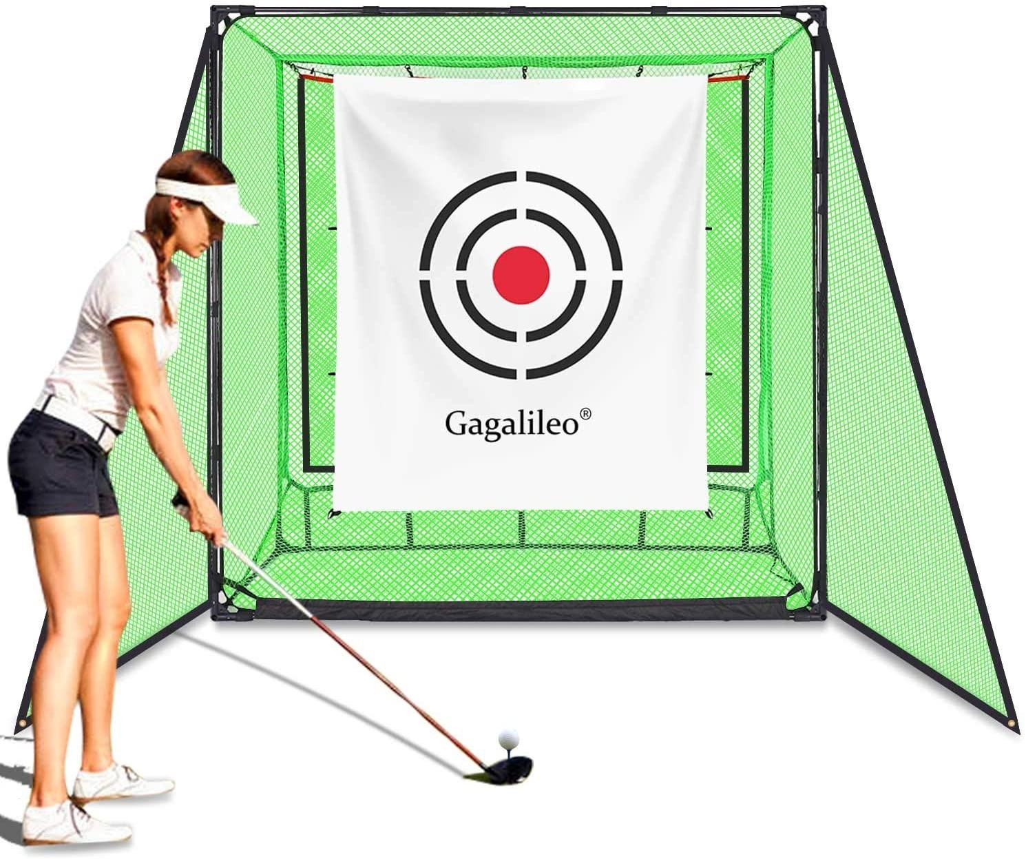 Practice Net-impact Resistant Backyard Training Cage