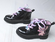 Disney Girl's Lilo Stitch Side Zip Boots JL3 Black Size US:11 UK:10.5