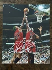 Dennis Rodman Chicago Bulls Autographed IP  8x10 Photo with Jordan eBay Live