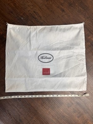 Borbonese Authentic Dust Bag Beige Logo Handbag Storage Pouch 23  X 20 
