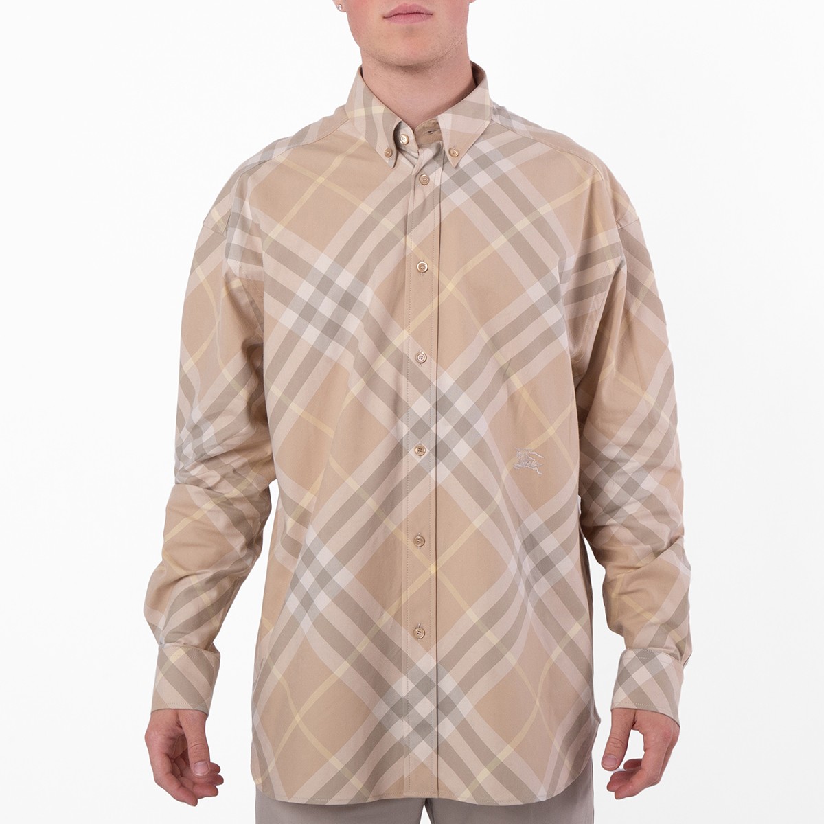 バーバリー　ヴィンテージチェックスリーブシャツ Burberry Vintage Check Pattern Cotton Shirt | eBay