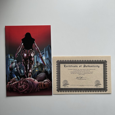 Dynamite Jennifer Blood #2 Dynamic Forces Lau Variant LTD 725 w/ COA VF/NM