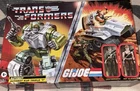Transformers Collaborative G.I. Joe x Autobot Kup Triple T action figure set.