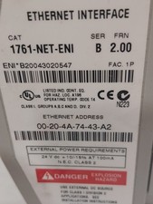 Allen Bradley 1761-NET-ENI Ser D/Ser B FRN 3....