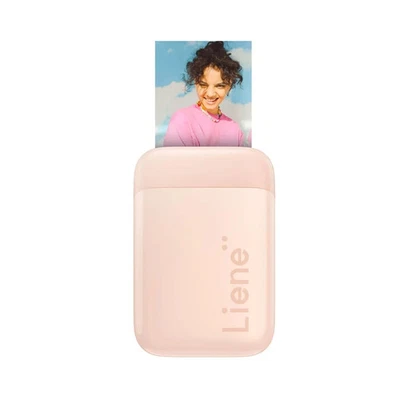 Impresora fotográfica portátil Liene Pearl K100 2x3 rosa Bluetooth + 50 hojas de zinc Foto 1 de 4